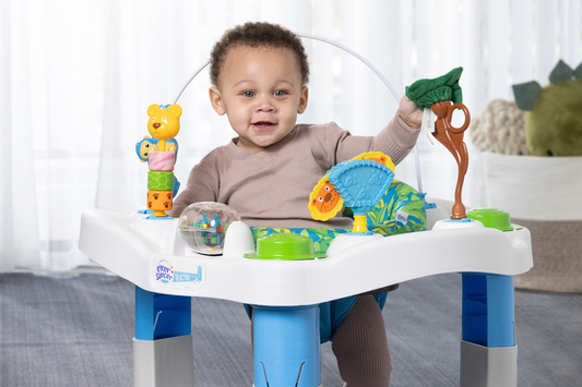 How to Keep Babies Active Indoors with ExerSaucer® MegaSaucer® Wild Wonders