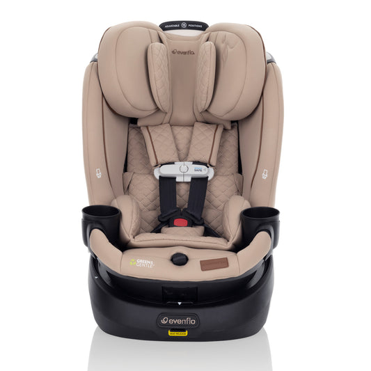 Revolve360 Slim 2-in-1 Rotational Car Seat with Green & Gentle Fabric