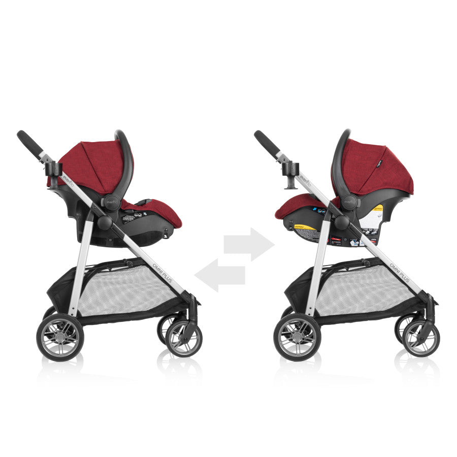 Omni Plus Modular Travel System with LiteMax Sport Rear-Facing Infant Car Seat