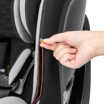 Car seat zipper