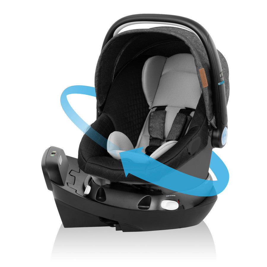 Evenflo Shyft Intuiti+ Travel System featuring Revolve180 LiteMax NXT with SensorySoothe