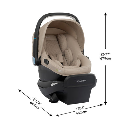 Revolve180 LiteMax NXT Rotational Infant Car Seat with SensorySoothe