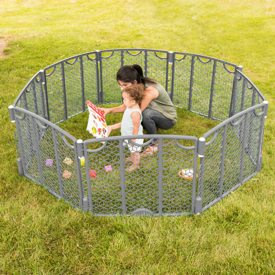 Eight panel hot sale play yard