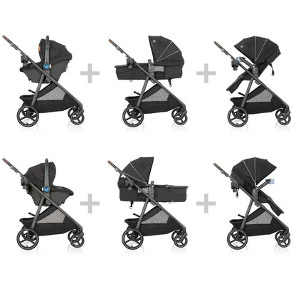 Shyft Intuiti+ Travel System featuring Revolve180 LiteMax NXT with SensorySoothe