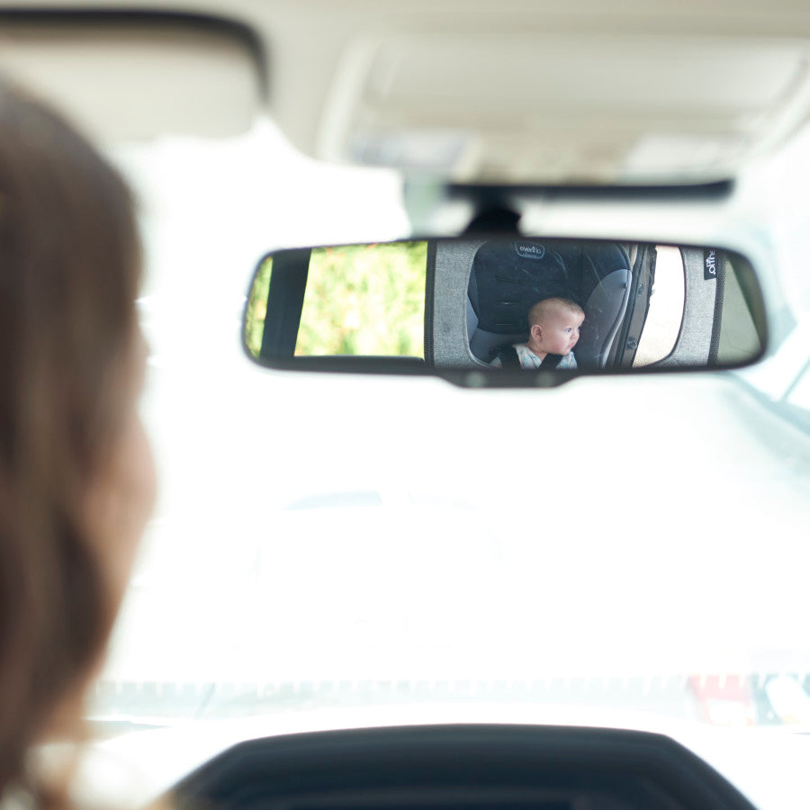 Infant rear outlet view mirror