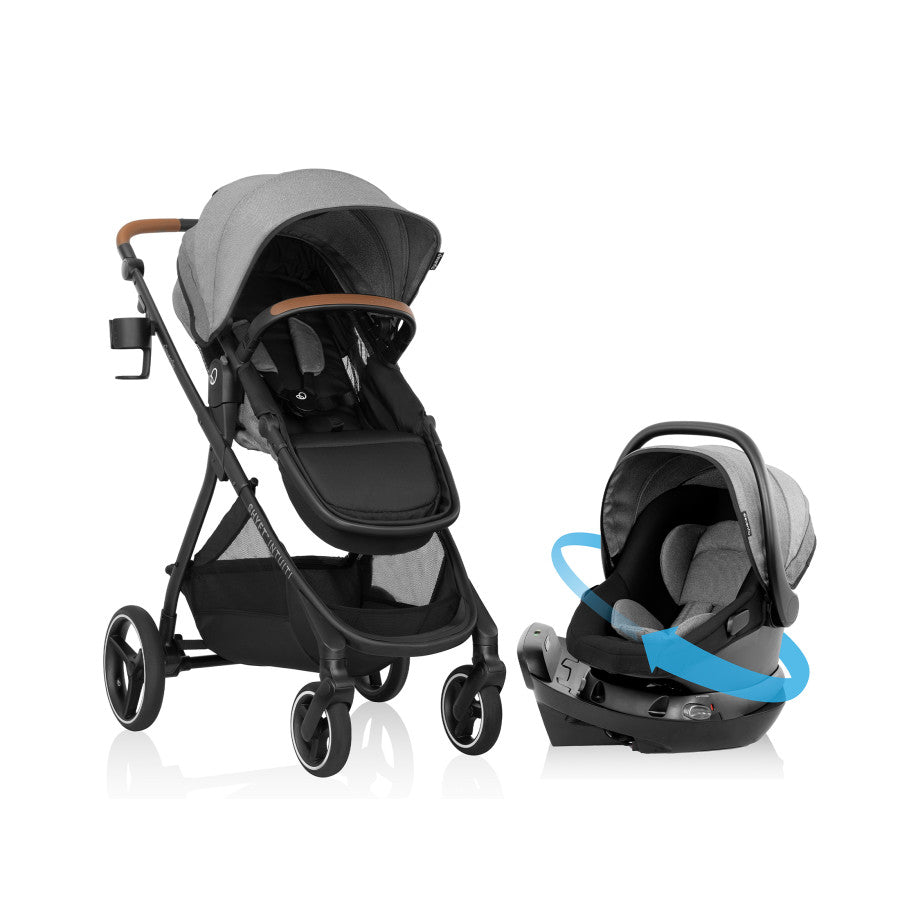 Shyft Intuiti Travel System with Revolve180 LiteMax NXT Rotational Infant Car Seat