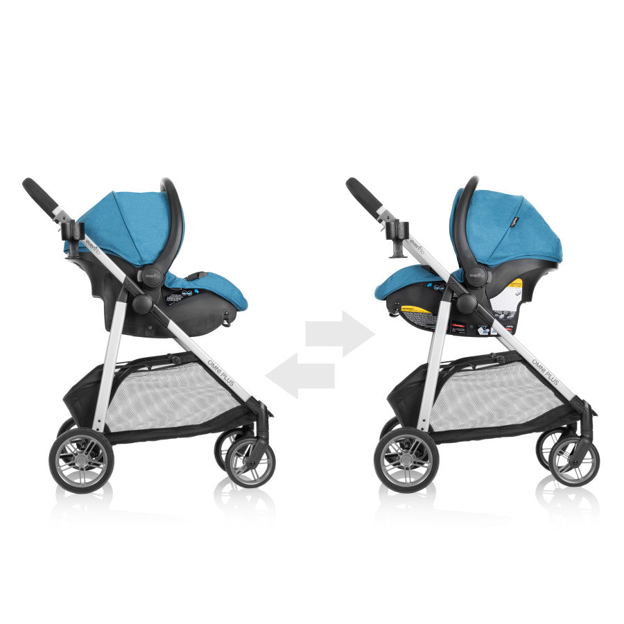 Omni Plus Modular Travel System with LiteMax Sport Rear-Facing Infant Car Seat