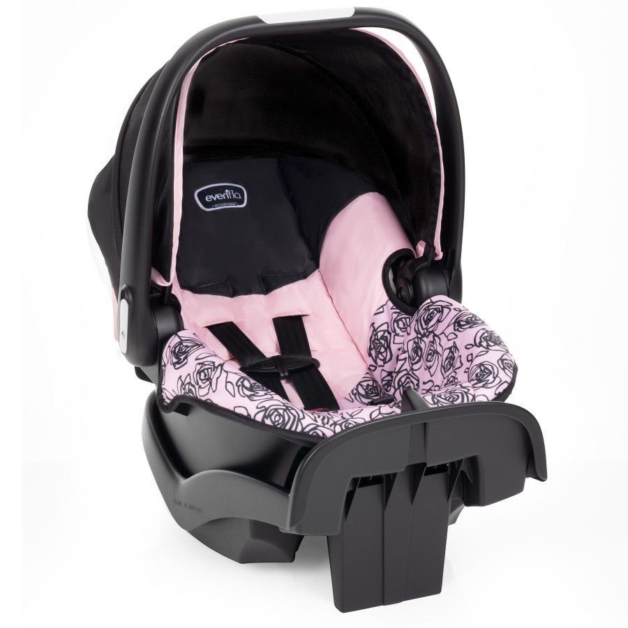 Pink and grey infant car seat sale