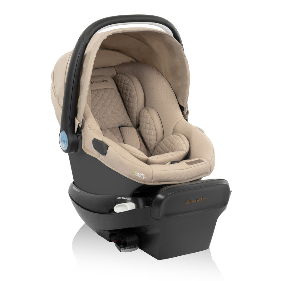 Shyft Intuiti+ Travel System featuring Revolve180 LiteMax NXT with SensorySoothe Green and Gentle