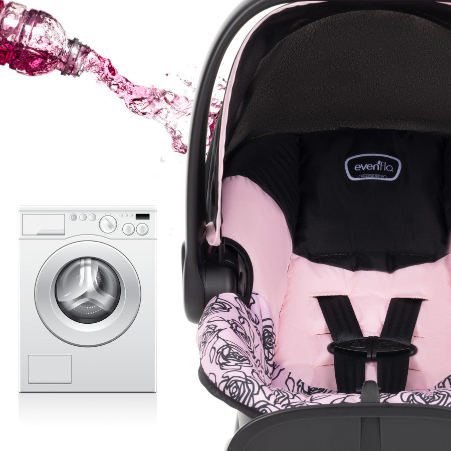 Evenflo infant outlet car seat pink