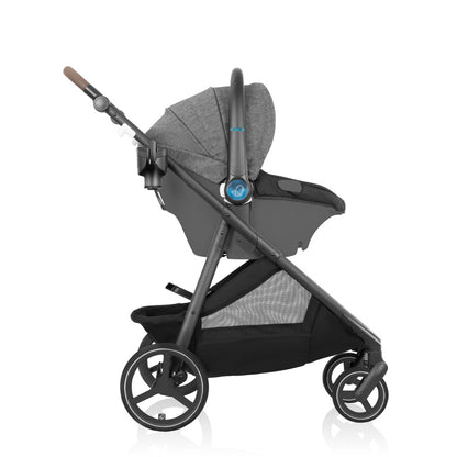 Evenflo Shyft Intuiti+ Travel System featuring Revolve180 LiteMax NXT with SensorySoothe