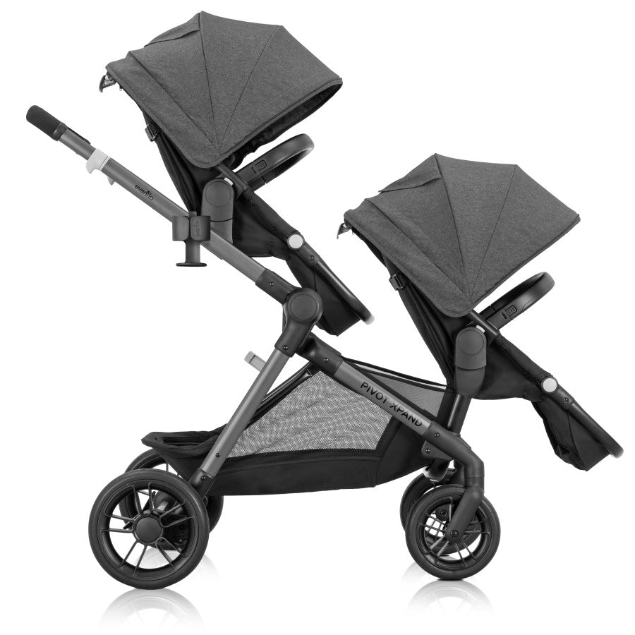 Evenflo double shop stroller travel system