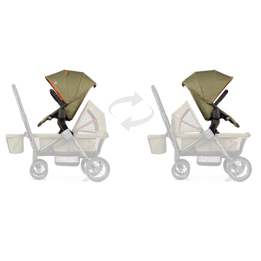 Evenflo sync2 stroller with second outlet seat