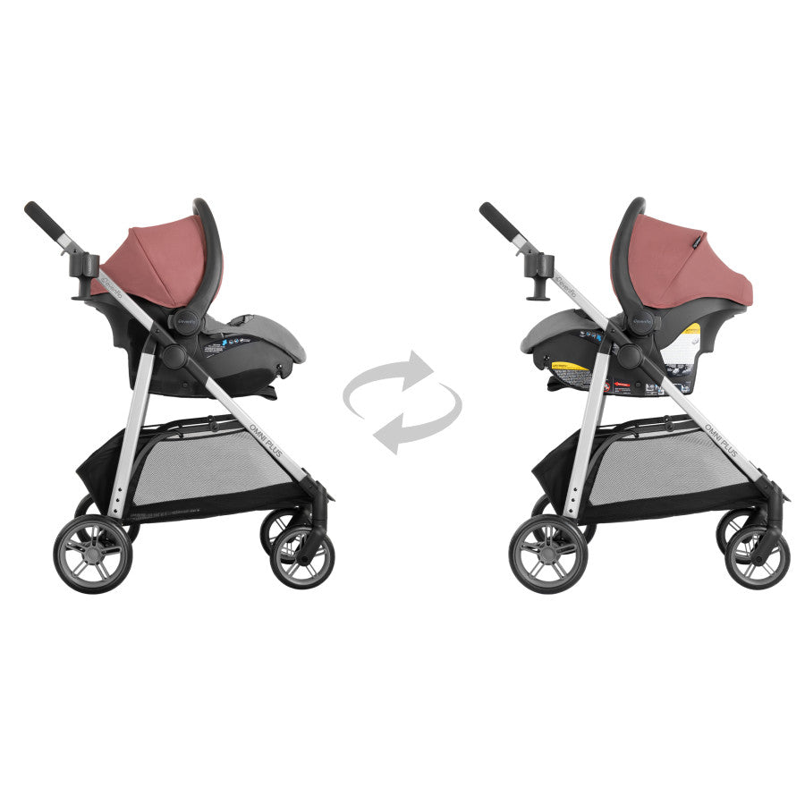 Omni Plus Modular Travel System with LiteMax Sport Rear-Facing Infant Car Seat