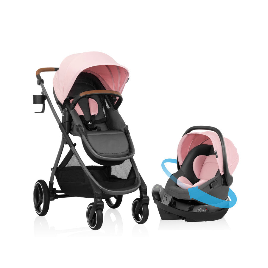 Evenflo Shyft Intuiti Travel System with Revolve180 LiteMax NXT Rotational Infant Car Seat