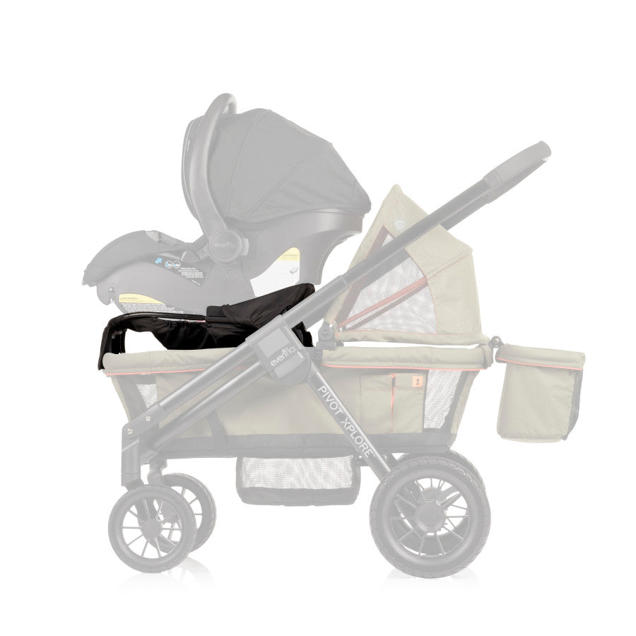 Evenflo stroller shop adapter