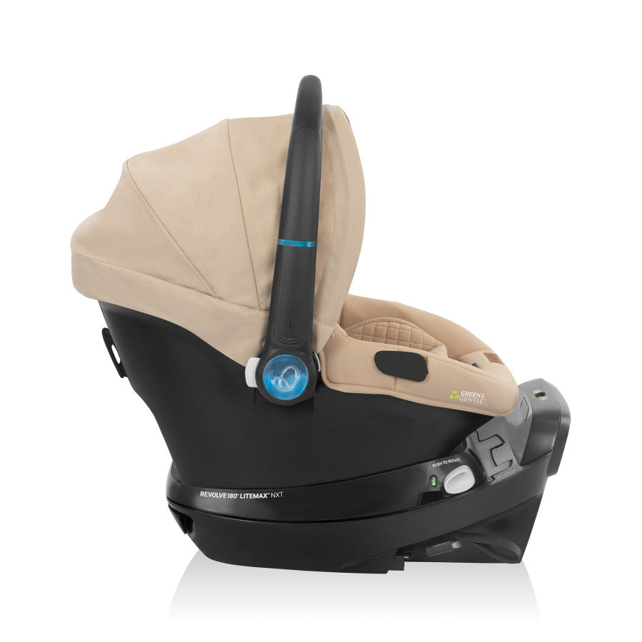 Shyft Intuiti+ Travel System featuring Revolve180 LiteMax NXT with SensorySoothe Green and Gentle