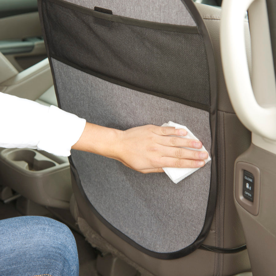 Evenflo Car Seat Kick Mat with Storage Pocket (Black)