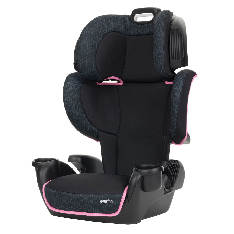 Evenflo car seat store pink and black