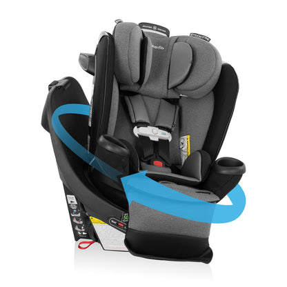 Evenflo Gold Revolve360 Extend All-in-One Rotational Car Seat with SensorSafe (Moonstone)