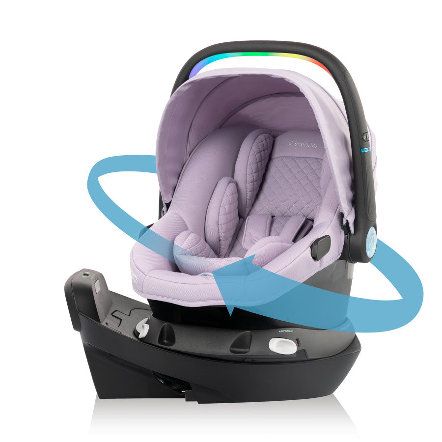 Revolve180 LiteMax NXT Rotational Infant Car Seat with SensorySoothe