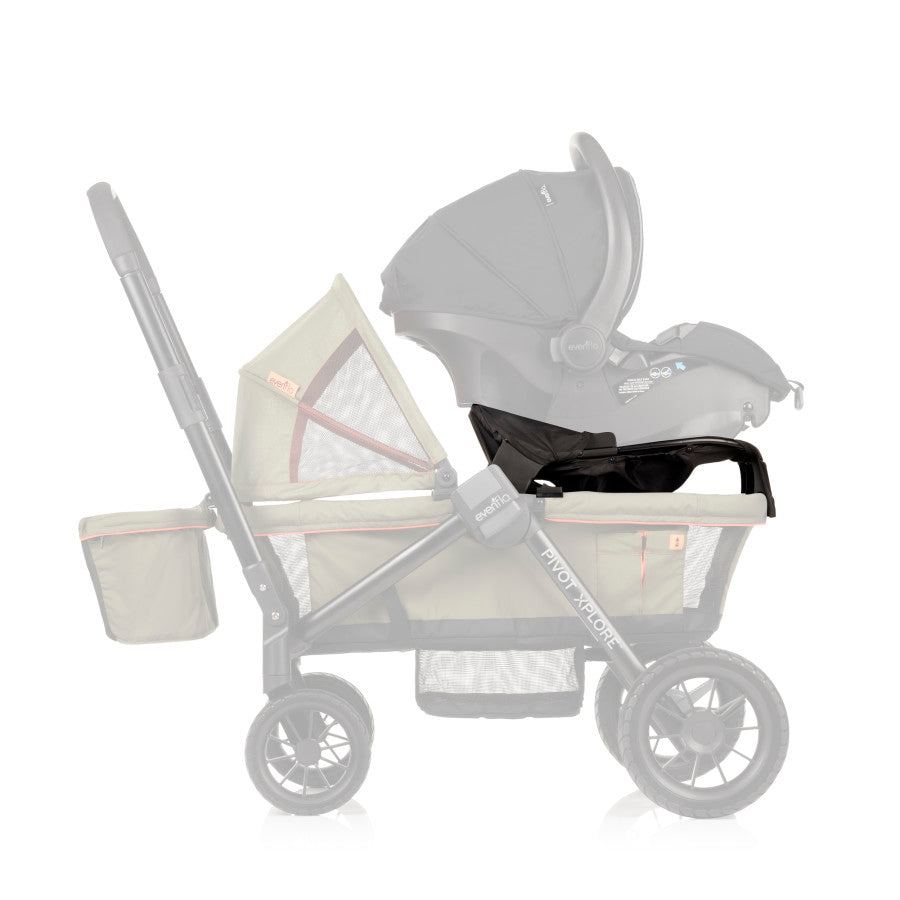 Evenflo pivot double stroller 2024 wagon