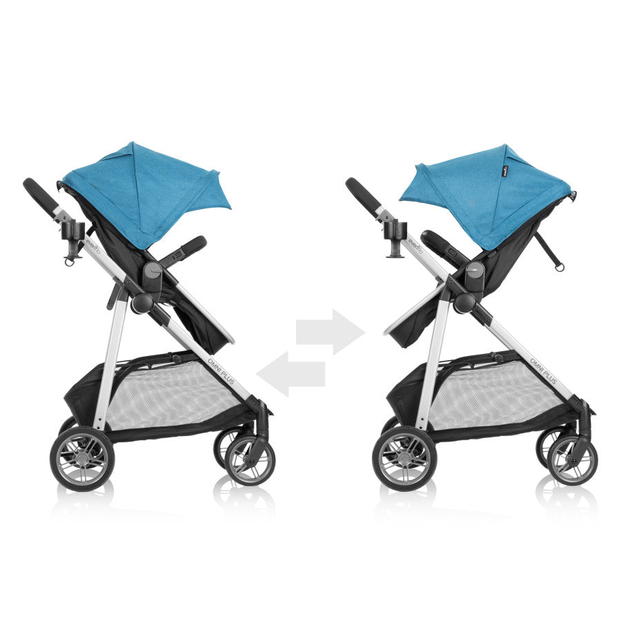 Omni Plus Modular Travel System with LiteMax Sport Rear-Facing Infant Car Seat