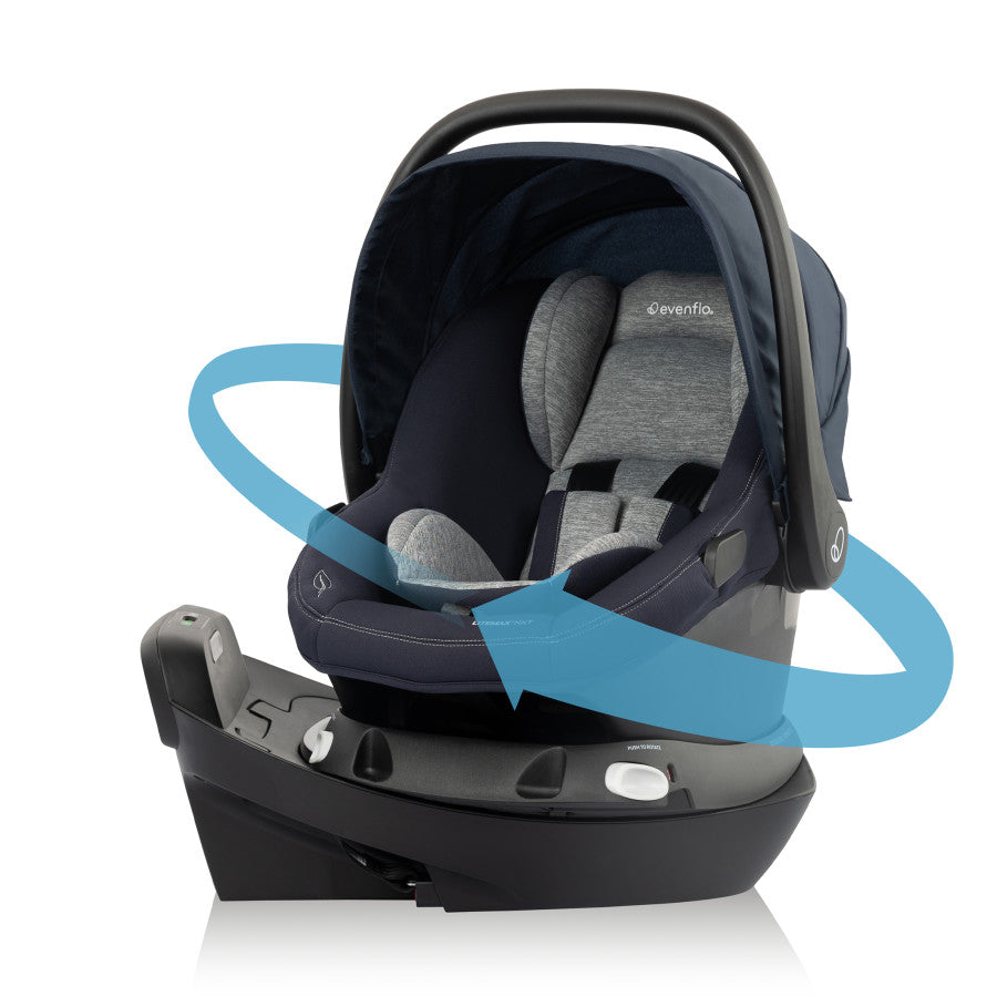 Revolve180 LiteMax NXT Rotational Infant Car Seat w/Green & Gentle