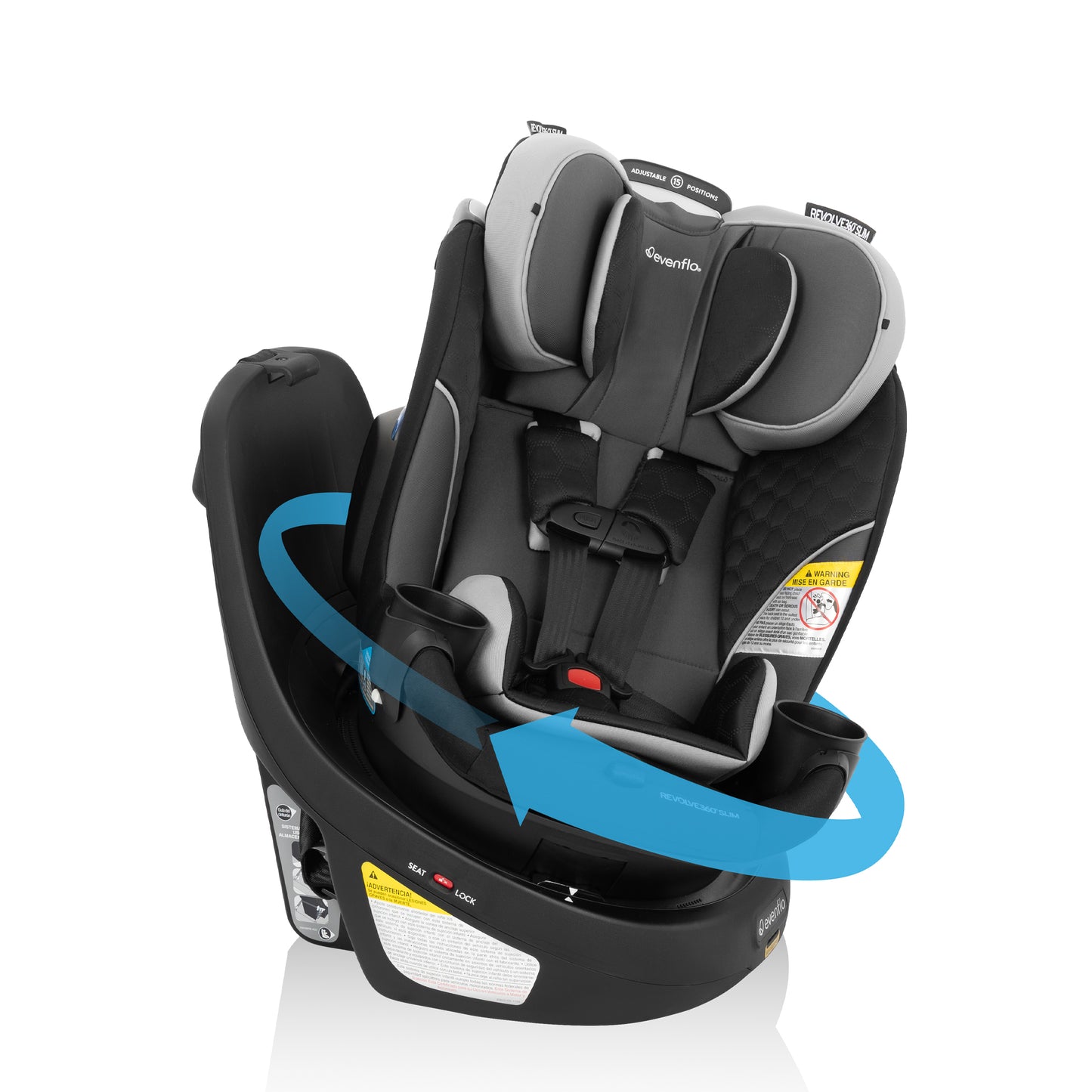 Revolve360 Slim 2-in-1 Rotational Car Seat (Cambridge)