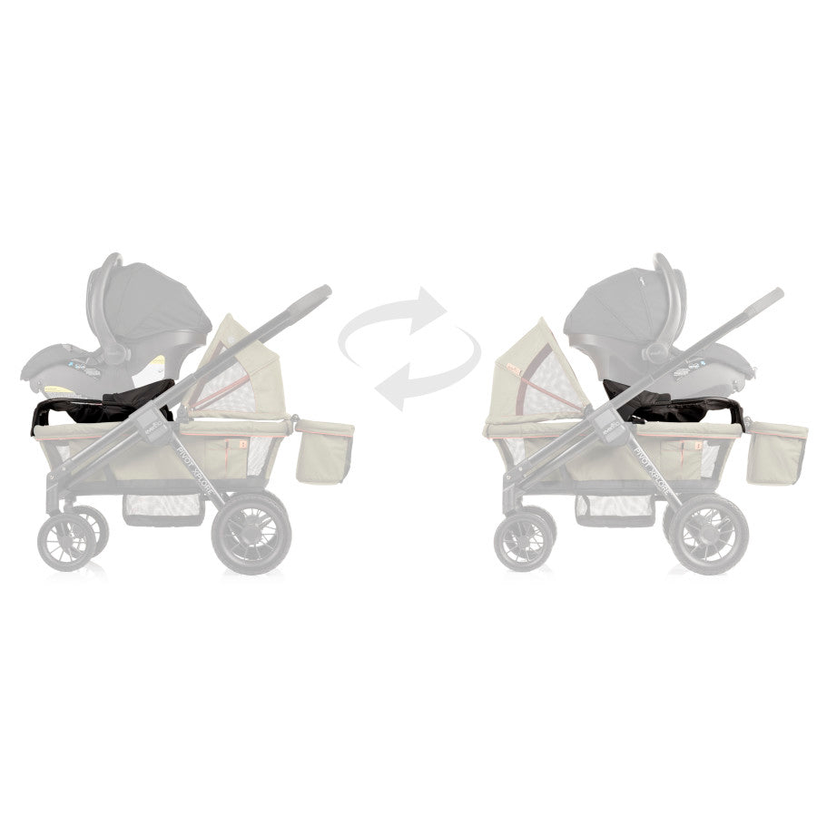 Evenflo stroller shop adapter