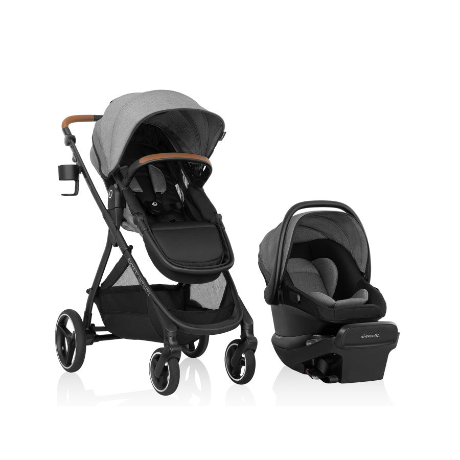 Evenflo Shyft Intuiti Travel System with Revolve180 LiteMax NXT Rotational Infant Car Seat