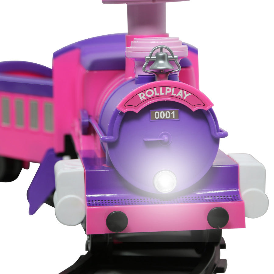 Purple store train toy