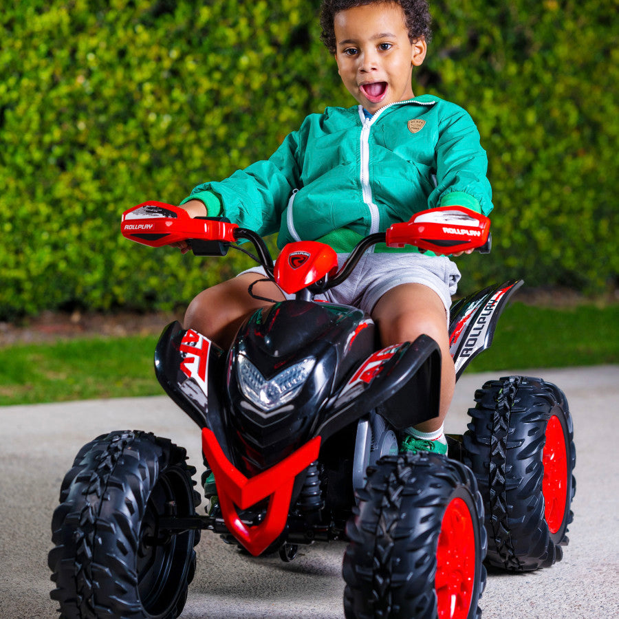 Kids ride on store quad