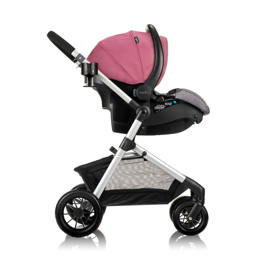 Pink travel system with hotsell car seat