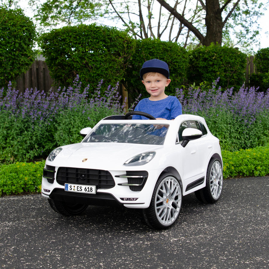 Porsche macan ride on shop car