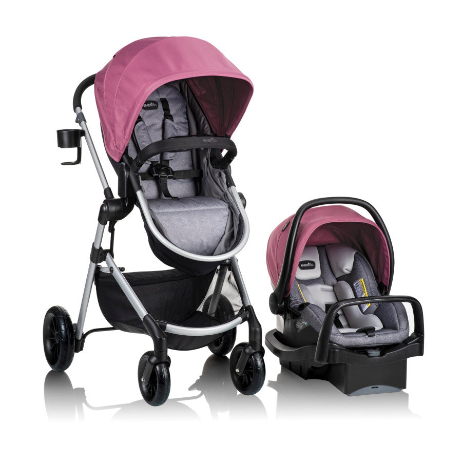 Pivot Modular Travel System with LiteMax Infant Car Seat Evenflo